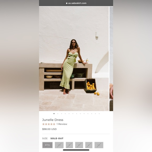 Sabo Skirt NWT Junelle Dress SOLD OUT ONLINE - Picture 3 of 6